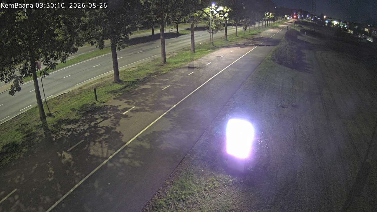 The city’s camera looking along the path at Kembaana